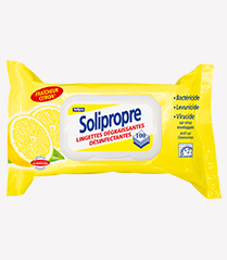 Lingettes dégraissantes citron X 100