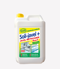 Javel nettoyante 4 en 1 citron 5L