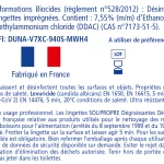 Solipropre Lingettes dégraissantes citron X 100