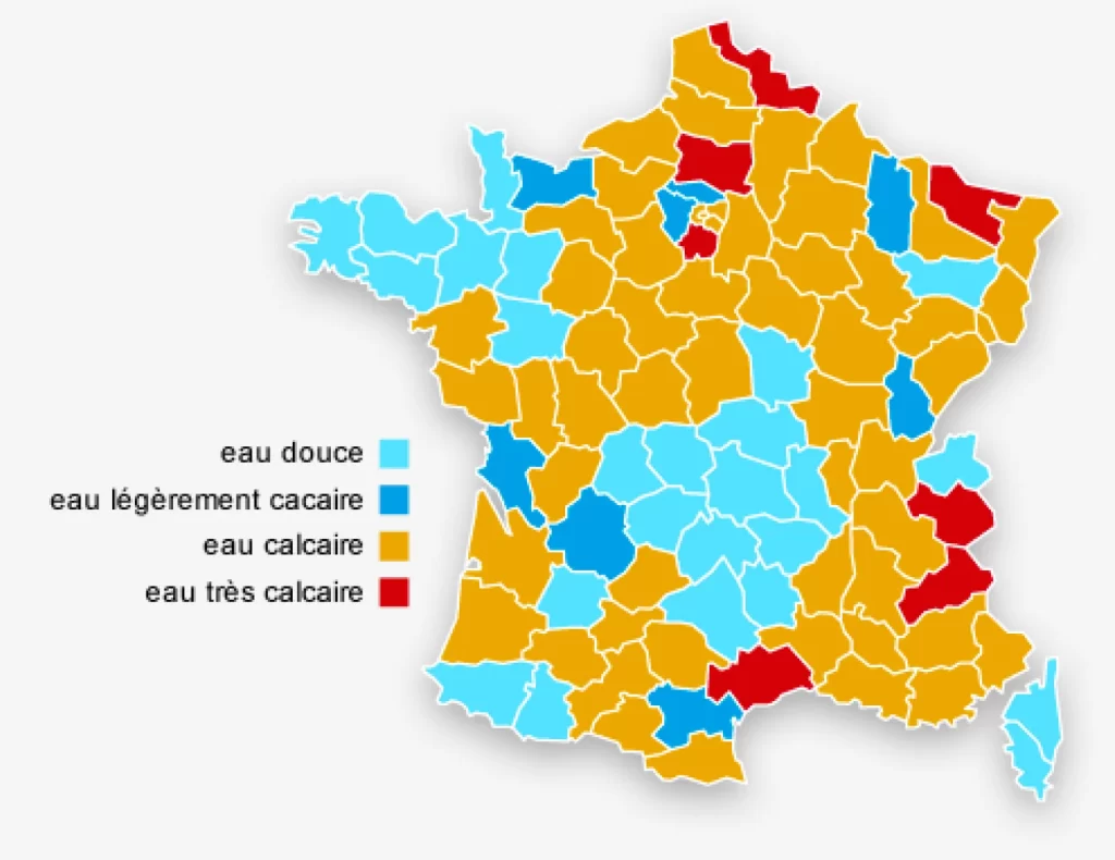 Carte France qualité de l'eau
